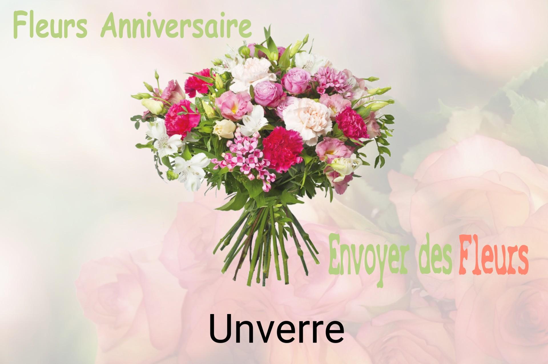 Bouquet de fleurs d’anniversaire livré à Unverre